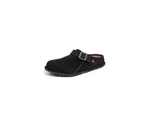 Birkenstock Unisex Lutry Premium Suede Black Sandals 7.5 UK