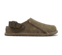 Birkenstock Unisex Lutry Premium Suede Gray Taupe Sandals 8 UK
