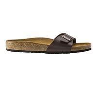 Birkenstock Unisex Madrid Birko-Flor Dark Brown Sandals 4.5 UK