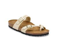 Birkenstock Unisex Mayari Nubuck Leather Ecru Sandals 7 UK