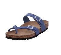 Birkenstock Unisex Mayari Synthetic Leather Soft Birki Vegan Elemental Blue Sandals 4.5 UK