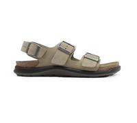 Birkenstock Unisex Milano CT W Nubuck Leather Tobacco Brown Sandals 7 UK