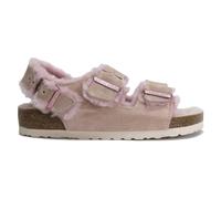 Birkenstock Unisex Milano Shearling Suede Light Rose Sandals 5.5 UK