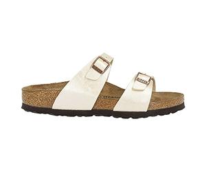 Birkenstock Unisex Sydney BS Birko-Flor Graceful Pearl White Sandals 5 UK