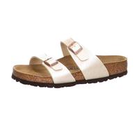 Birkenstock Unisex Sydney BS Birko-Flor Graceful Pearl White Sandals 7 UK