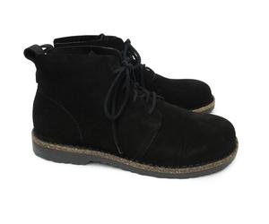 Birkenstock Unisex Uppsala Mid Suede Leather Black Boots 5 UK