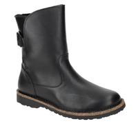 Birkenstock Unisex Uppsala Shearling Natural Leather Black Boots 7.5 UK