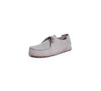 Birkenstock Unisex Utti Lace Suede Whale Gray Shoes 7 UK
