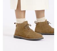 BIRKENSTOCK UPPSALA MID DARK TEA SHEARLING REGULAR/WIDE WIDTH WOMEN'S ANKLE CHUK