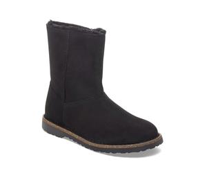 Birkenstock Uppsala Zip Shearling Suede Womens Boots - Black - Black - UK5.5 EU39 Regular