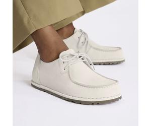 BIRKENSTOCK UTTI LACE ANTIQUE WHITE WOMEN'S MOCASSIN-STYLE SHOES MEDIUM/NARROW W