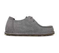 Birkenstock Utti Lace Suede Leather Unisex Lace Up Whale Gray Shoes