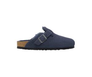 Birkenstock - Warm and soft clogs - Boston Shearling Leather/Suede Regular New Navy for Men in Leather - Size 7,5 UK Navy 7.5 UK
