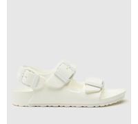 BIRKENSTOCK White Milano EVA Toddler Sandals UK 9 (EU 27)