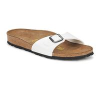 Birkenstock Women’s BK040093 MADRID Birko-Flor Mules, White (Ice Pearl Mondstein), 4.5 UK