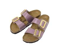 Birkenstock womens 1029473 Luxe Buckle Birko-flor Sandal, Graceful Purple, 24.0 cm