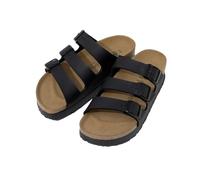 Birkenstock womens 1029737 Flex Platform Birko-flor Sandal, Black, 25.0 cm