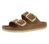 Birkenstock Women's Arizona Big Buckle Sandals, Cognac Brown/Camel Brown, 9 Narrow Women/7 Narrow Men