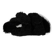 Birkenstock Women's Arizona Big Buckle Teddy Sandal by Papillio, Black, 11