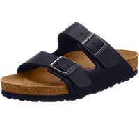 Birkenstock Arizona Leather Women's Slides Sandals - Black - Size:UK 5