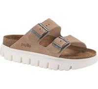 Birkenstock Women's Arizona Chunky Warm Sand Suede, Taupe, 42
