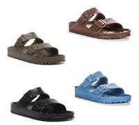 Birkenstock Womens Arizona Eva Two Strap Style Eva Sandal In Khaki UK 3- 8