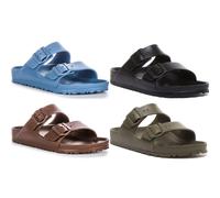 Birkenstock Womens Arizona Eva Two Strap Style Eva Sandal In Khaki UK 3- 8