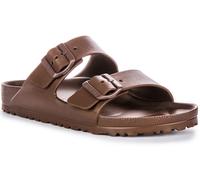 Birkenstock Womens Arizona Eva Two Strap Style Eva Sandal In Khaki UK 3- 8