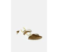 Birkenstock Womens Arizona Narrow Fit Patent White 1005294 Canvas - Size UK 8