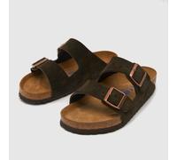 BIRKENSTOCK Women's Arizona Sandals in Dark Brown, Suede, Size: 6 UK 6