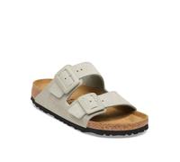 Birkenstock Womens Arizona Suede Leather Sandal, Grey, Size 6, Women Grey