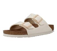 Birkenstock Womens Arizona Vegan Slides Sandals Natural