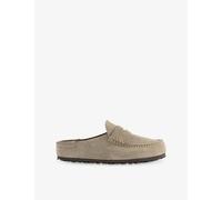 Birkenstock Womens Birkenstock Naples Wrapped Suede Clogs Suede Taupe Eur 40 / 6 UK Men