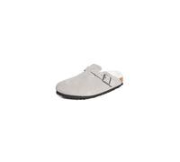 BIRKENSTOCK Women's Boston Clog, Stone Suede Shearling, 39 N EU