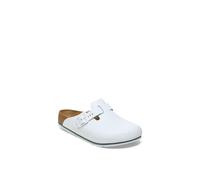 Birkenstock Women's Boston Pro Mule in White | Size: 8 Birkenstock White 8