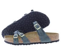 Birkenstock womens Franca Oiled Leather, Grey, 4
