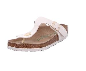 Birkenstock Womens Gizeh Vegan Flip Flops Sandals Natural 4.5 UK