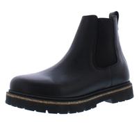 Birkenstock Womens Highwood Slip On Mid Natural Leather Black Boots 7 UK