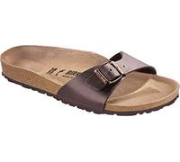 Birkenstock Women's Madrid Birko Flor Sandal, Dark Brown, 5.5 UK