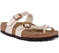 BIRKENSTOCK Women's Mayari Bf Slides, Graceful Pearl White 1020664, 40 EU Schmal