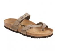 Birkenstock Mayari Brown Womens Toe Post Sandals 101143320 in a Plain Leather in Size 40