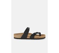 Birkenstock Mayari Black Womens Toe Post Sandals 7179130 in a Plain Man-made in Size 37