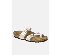 Birkenstock Mayari White Womens Toe Post Sandals 7166164 in a Plain Man-made in Size 41