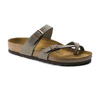Birkenstock Women's Mayari Stone, Birkibuc Flip Flops, 9 UK
