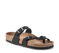 Birkenstock Womens Mayari Vegan Black Birkibuc 38 R EU