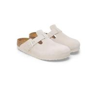 Birkenstock Womens Modern Suede Antique White Boston BS Clog