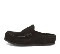 Birkenstock Women's Naples Wrapped Suede Black