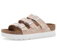 Birkenstock womens Papillio Florida Platform - Printed, Light Rose Flower Print, 5-5.5 Narrow