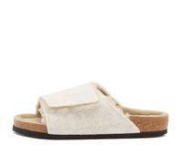Birkenstock Women's Solana Felt Shearling Oyster