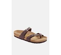 Birkenstock Womens Unisexs Flip Flops - Brown Canvas (archived) - Size EU 40